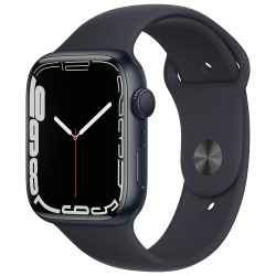 APPLE Refurbished (Fair) - Watch Series 7 (Gps) 45MM Midnight Aluminum Case With Midnight Sport Band In Multicolor