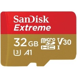 SANDISK 32GB Extreme Micro Sdxc Memory Card - (Sdsqxaf-032G-Gn6Ma) + Adapter