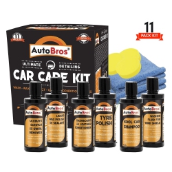 ISTAR 11PCs Auto Bros Large Car Care Kit Fine Body Compound Repair Polish Paint Remover Care, Car Care Detailing Car Kit