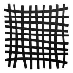 UTTERMOST Gridlines Square Abstract Grid Pattern Iron Metal Wall Decor In In Black