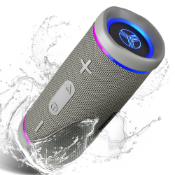 TREBLAB HD77 Bluetooth Speaker - Powerful 360° Sound With Impactful Bass, 30W Portable Wireless Audio, 20H Battery, Ipx7 Waterproof, Tws Stereo