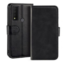 CSMART [Cs] Tcl 30 Xe 5G Case, Magnetic Leather Folio Wallet Flip Case Cover With Card Slot In Black