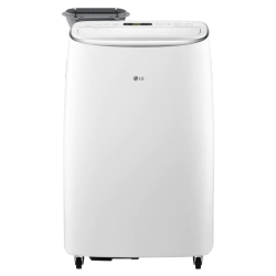 LG 14, 000 Btu (10, 000 Btu, Doe) Smart Portable Air Conditioner, Dual Inverter, Quiet, Energy Effic, Wi-Fi With Lcd Remote In (Lp1419Ivsm) In White
