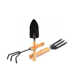 ISTAR 3PCs Garden Planting Tool Set Bonsai Succulent Transplanting Iron Rake Shovel Trowel Garden Planting Hand Tools for Home Garden