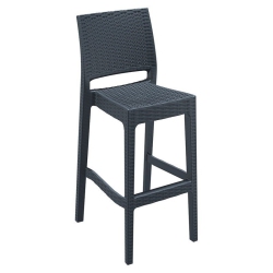 COMPAMIA Siesta Jamaica 29.5" Barstool In Dark In Gray