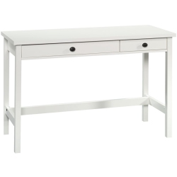 SAUDER County Line 47" Rustic Wooden Writing Desk In Soft In White