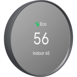 GOOGLE Nest Thermostat (Charcoal, Ga02081) - Brand New