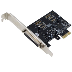 AXGEAR Parallel PCie PCi-E Express Controller Adapter Card for Desktop Computer Printer