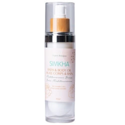SIMKHA BIOCOSMETICS Bath, Body And Massage Oil With Rose Petals