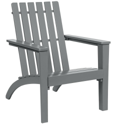 SLICKBLUE Patio Durable Patio Acacia Wood Adirondack Lounge Armchair