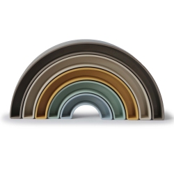 MUSHIE Rainbow Stacker Toy - Hillside