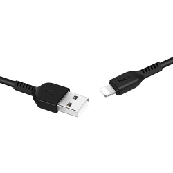 HOCO Topsave X20 Flash Charging Data Cable for Lightning Wire Charger Tpe Connector 1M 2M 3M Smartphone Charge Cord, 2.4A3M