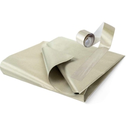 ALBERTATECH Faraday Fabric Kit Includes 44"w X 36"l Fabric + 36"l Tape + Instructions. Military Grade