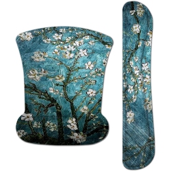 ALBERTATECH Keyboard Wrist Rest Pad Ergonomic Mouse Pad Set, Tolulu Gel Mouse Pad Wrist Support for Computer Laptop, Mousepad