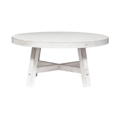 LIBERTY FURNITURE Modern Farmhouse Splay Leg Round Cocktail