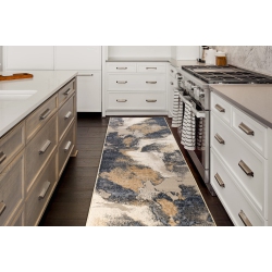 LADOLE RUGS La Dole Rugs Transitional Abstract Minimalistic Contemporary Long Runner Rug - Premium Durable Carpet for Living Room, Entrance, And