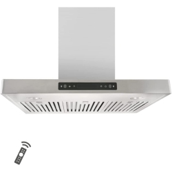 VESTA Copenhagen 800Cfm Powerful 30" Stainless Steel Wall Mounted Range Hood With Gesture Control And Remote Control