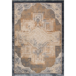 LADOLE RUGS La Dole Rugs Traditional Geometric Design Contemporary Area Rug - Premium Durable Carpet for Living Room, Bedroom, And Office - Multi