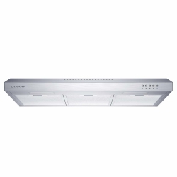 CIARRA 30 Inch Range Hood Under Cabinet Hood Vent for Kitchen Ducted And Ductless Convertible, Convertible Ventilation Mode - Stainless Steel