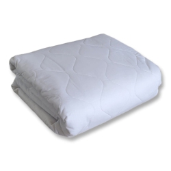 COTTON HOUSE - 100% Cotton Quilted Mattress Protector, Waterproof And Hypoallergenic, King Size In White
