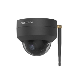 FOSCAM D4Z 4Mp Dual Band Wi-Fi Ptz 4X Optical Zoom Dome Ip Camera In Black