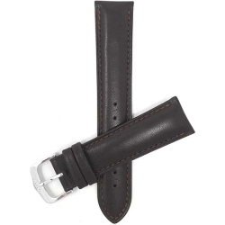 BANDINI Mat Finish Padded Leather Smart Watch Band Strap for Withings Nokia Steel Hr 40Mm, Horizon - 20MM In Brown