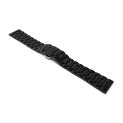 BANDINI Stainless Steel Smart Watch Band Strap, Removable Links for Moto360 Gen 2 And Gen 3 (42Mm) - 20MM In Black