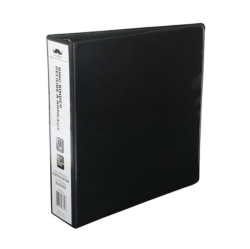 MOUSTACHE 2" D-Ring Binder, Letter Size, Labor-Saving Design, Black, 1/pack - ®