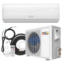 COSTWAY 12000 Btu Mini Split Air Conditioner &heater 20 Seer2 115 V Wall-Mounted Ac Unit
