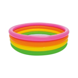 INTEX - Children's Inflatable Pool, 66 " X 18 ", Rainbow