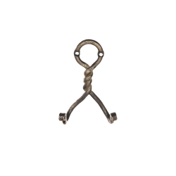 MAISON CONCEPTS INC Double Twist Iron Wall Hook (Antique Brass) - Set Of 4