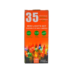 MAISON CONCEPTS INC 35 Lt Indoor Mini Light Set (Multi Bulbs) - Set Of 2