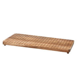 MAISON CONCEPTS INC Wood Honeycomb Cheese Board In Mango