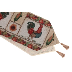 MAISON CONCEPTS INC Tapestry Table Runner (Harvest Season) (36") - Set Of 2