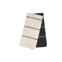MAISON CONCEPTS INC 2Pk Terry Kitchen Towels (Asstd)