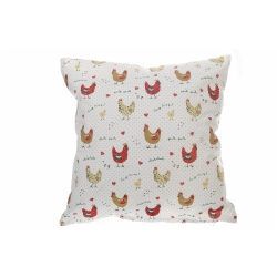 MAISON CONCEPTS INC Cotton Cushion (18" X 18") (Farmhouse Chicken) - Set Of 2