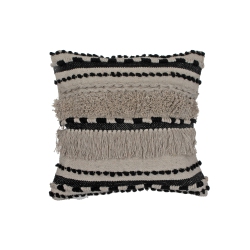 MAISON CONCEPTS INC Cotton Handwoven Cushion (Tousel) - Set Of 2