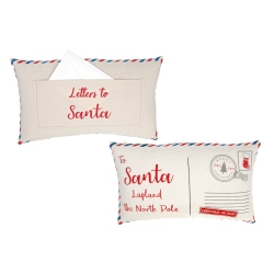 MAISON CONCEPTS INC to Santa Postcard/letters to Santa Cushion - Set Of 2
