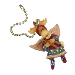 CC CHRISTMAS DECOR Club Pack Of 144 Christmas Moose Ceiling Light Fan Pulls