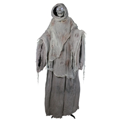 NORTHLIGHT 65" Animated Standing Master Of Death Halloween Decoration