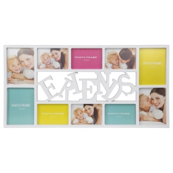 NORTHLIGHT Friends Wall Collage Photo Frame - 28.75" - In White