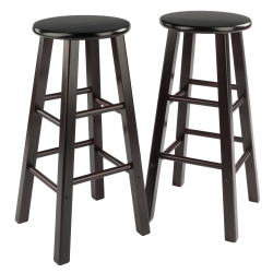 SLICKBLUE Element 2-PC Bar Stool Set, Espresso