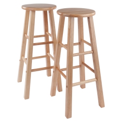 SLICKBLUE Element 2-PC Bar Stool Set, Natural
