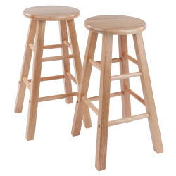 SLICKBLUE Element 2-PC Counter Stool Set, Natural