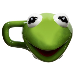 BIOWORLD Disney The Muppets Kermit The Frog 20 OZ Sculpted Ceramic Mug