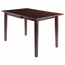 SLICKBLUE Perrone Drop Leaf Dining Table, Walnut