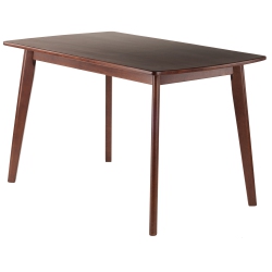 SLICKBLUE Shaye Oblong Dining Table, Walnut