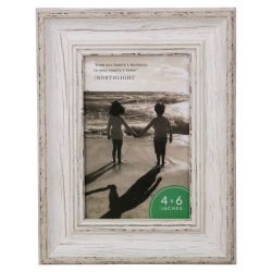 NORTHLIGHT Distressed Vintage Picture Frame - for 4" X 6" Photo - 8.5