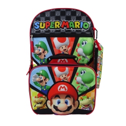 BIOWORLD Super Mario Bros. 16" Backpack Sets