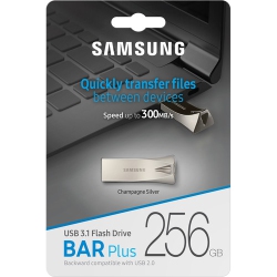 SAMSUNG Muf-256Be USB Flash Drive 256 GB USB Type-A 3.2 Gen 1 (3.1 Gen 1) (European Model/version) - Brand New In Silver